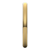 18K Yellow Gold 2 mm Comfort-Fit European-Style Band Size 4.5