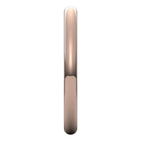 14K Rose Gold 2 mm Comfort-Fit European-Style Band Size 7.5
