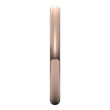 14K Rose Gold 2 mm Comfort-Fit European-Style Band Size 7.5