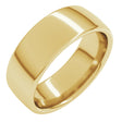 10K Yellow Gold 7 mm Comfort-Fit European-Style Band Size 7.5