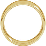 14K Yellow 8 mm Comfort-Fit European-Style Band