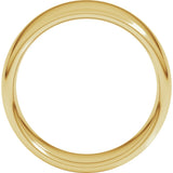 10K Yellow Gold 8 mm Comfort-Fit European-Style Band Size 12