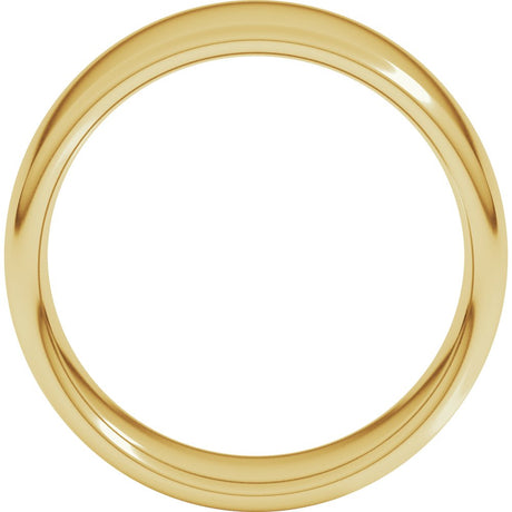 10K Yellow Gold 8 mm Comfort-Fit European-Style Band Size 12