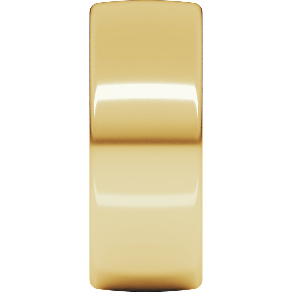 14K Yellow 8 mm Comfort-Fit Standard Weight European-Style Band