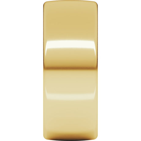 14K Yellow Gold 8 mm Comfort-Fit European-Style Band Size 10