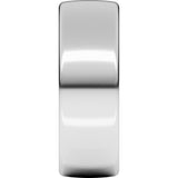 14K White Gold 7 mm Comfort-Fit European-Style Band Size 7.5