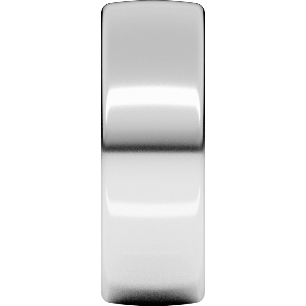 Continuum Sterling Silver 7 mm Comfort-Fit Standard Weight European-Style Band Size 9.5