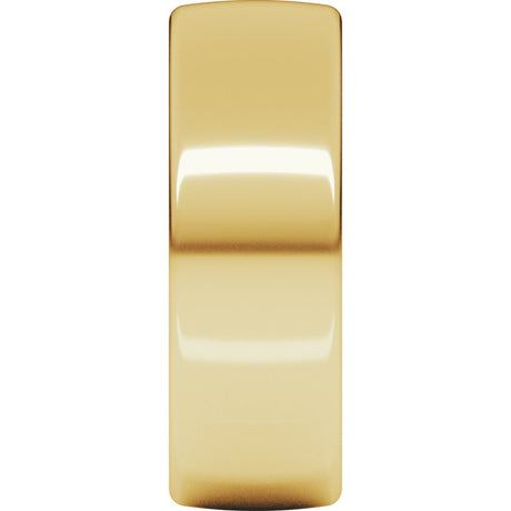 14K Yellow Gold 7 mm Comfort-Fit European-Style Band Size 5.5