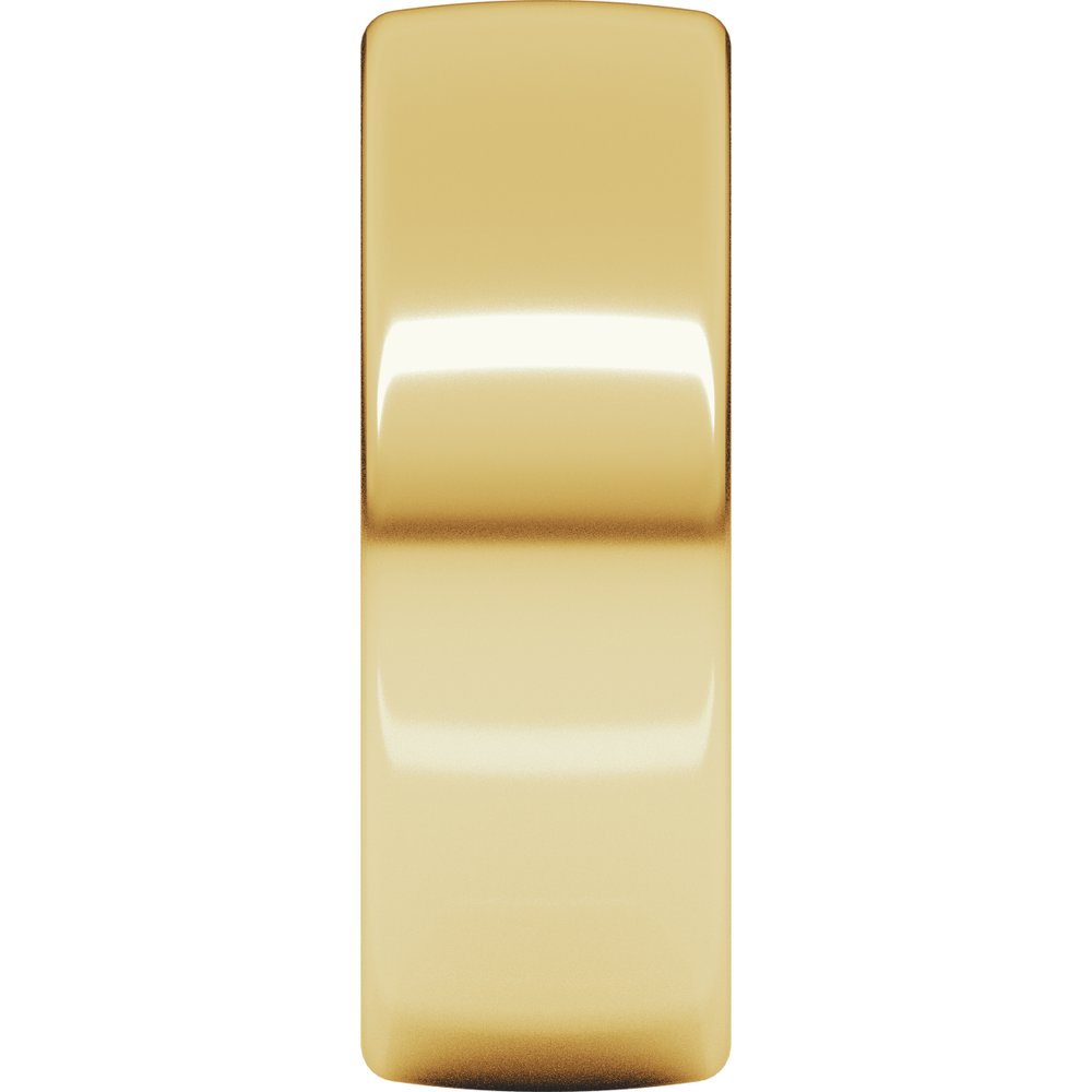 14K Yellow 7 mm Comfort-Fit Standard Weight European-Style Band