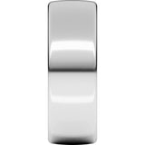 10K White 7 mm Comfort-Fit European-Style Band Size 12.5