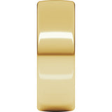 14K Yellow Gold 7 mm Comfort-Fit European-Style Band Size 5.5