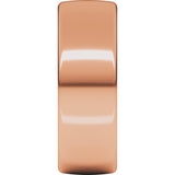 18K Rose 7 mm Comfort-Fit European-Style Band Size 11.5