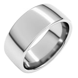 Sterling Silver 8 mm Comfort-Fit Standard Weight European-Style Band Size 10