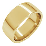 10K Yellow Gold 8 mm Comfort-Fit European-Style Band Size 12