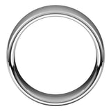 Platinum 9 mm Comfort-Fit European-Style Band Size 12.5