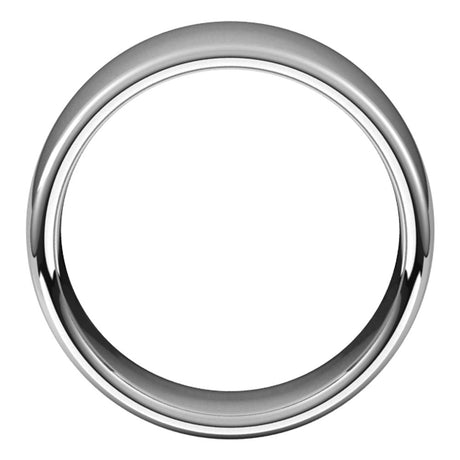 Platinum 9 mm Comfort-Fit European-Style Band Size 12.5