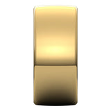 14K Yellow Gold 9 mm Comfort-Fit European-Style Band Size 7