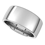 Platinum 9 mm Comfort-Fit Standard Weight European-Style Band Size 10