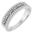 14K White 1/6 CTW Natural Diamond Anniversary Band