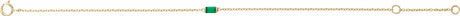 14K Yellow Gold Lab-Grown Emerald 6 1/2-7 1/2" Bracelet
