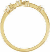 14K Yellow Gold 1/6 CTW Natural Diamond Taurus Constellation Ring