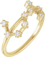 14K Yellow 1/5 CTW Natural Diamond Scorpio Constellation Ring