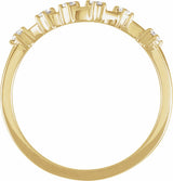 14K Yellow Gold 1/6 CTW Natural Diamond Pisces Constellation Ring