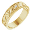 14K Yellow Gold .02 CTW Natural Diamond Band