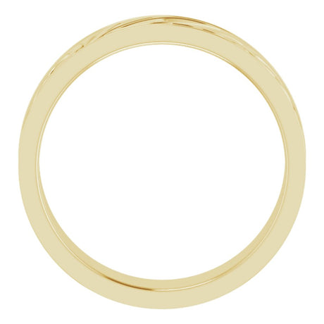 14K Yellow Gold .02 CTW Natural Diamond Band