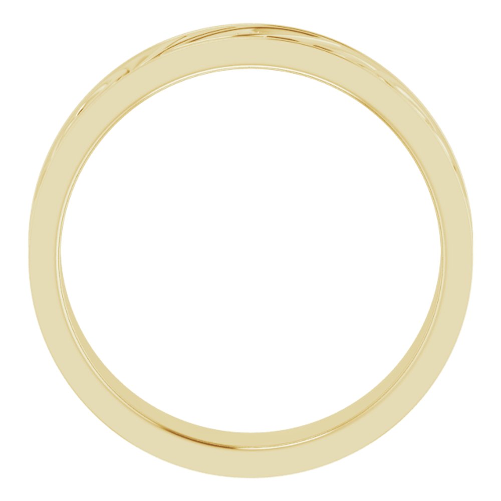 14K Yellow Gold .02 CTW Natural Diamond Band
