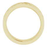 14K Yellow Gold .02 CTW Natural Diamond Band