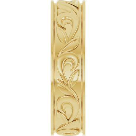 14K Yellow Gold .02 CTW Natural Diamond Band