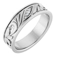 14K White Gold .02 CTW Natural Diamond Band