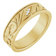14K Yellow Gold .02 CTW Natural Diamond Band