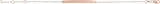 14K Rose Gold Engravable Skinny Bar 6 1/2-7 1/2" Bracelet