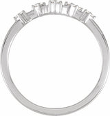 14K White 1/5 CTW Natural Diamond Cancer Constellation Ring