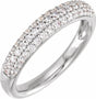 14K White Gold 1/2 CTW Lab-Grown Diamond Ring