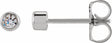 14K White Gold 2.5 mm Round 1/6 CTW Lab-Grown Diamond Earrings