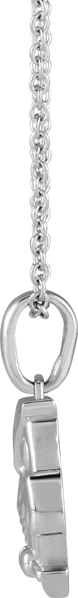 Sterling Silver Owl 16-18" Necklace