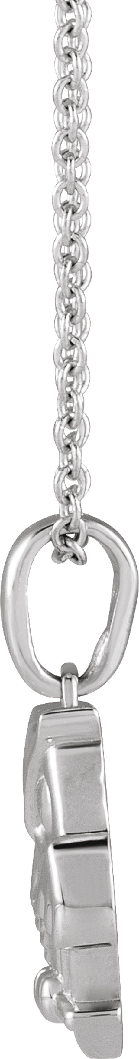 Sterling Silver Owl 16-18" Necklace