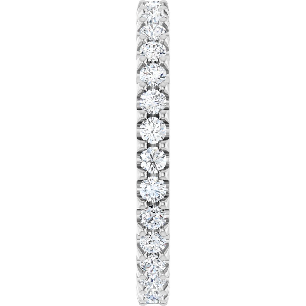 14K White 7/8 CTW Lab-Grown Diamond  Eternity Band