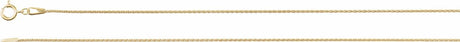 14K Yellow Gold 1 mm Wheat 20" Chain