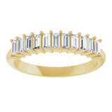 14K Yellow Gold 1/2 CTW Lab-Grown Diamond Anniversary Band