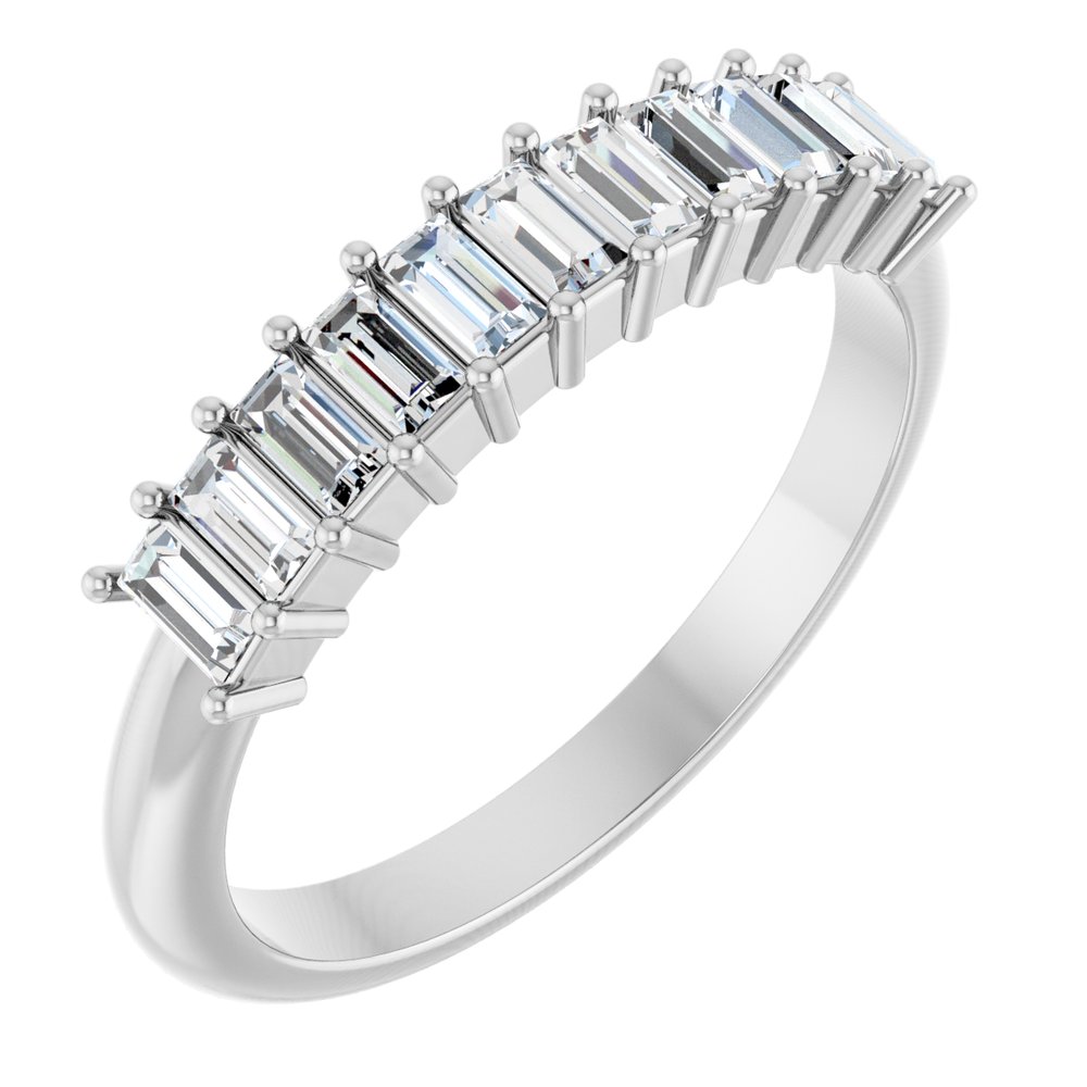 14K White Gold 1/2 CTW Lab-Grown Diamond Anniversary Band