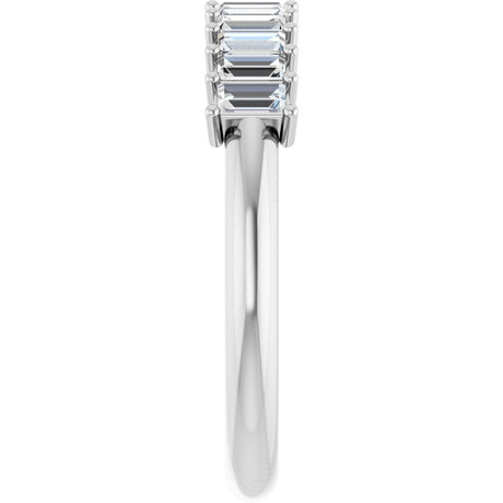 14K White Gold 1/2 CTW Natural Diamond Anniversary Band