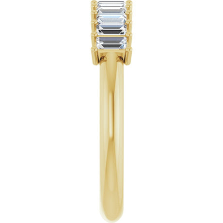 14K Yellow Gold 1/2 CTW Natural Diamond Anniversary Band