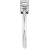 14K White Gold 1/2 CTW Lab-Grown Diamond Anniversary Band