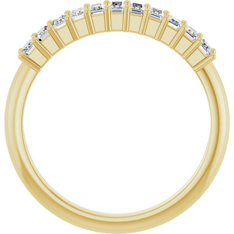 14K Yellow Gold 1/2 CTW Natural Diamond Anniversary Band