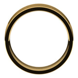 10K Yellow 8 mm Grooved Comfort-Fit Flat Band