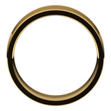 14K Yellow Gold 8 mm Grooved Comfort-Fit Flat Band Size 9